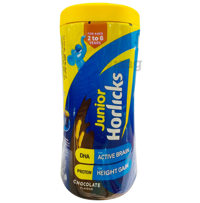 Horlicks Junior Health and Nutrition Drink For Kids' Active Brain