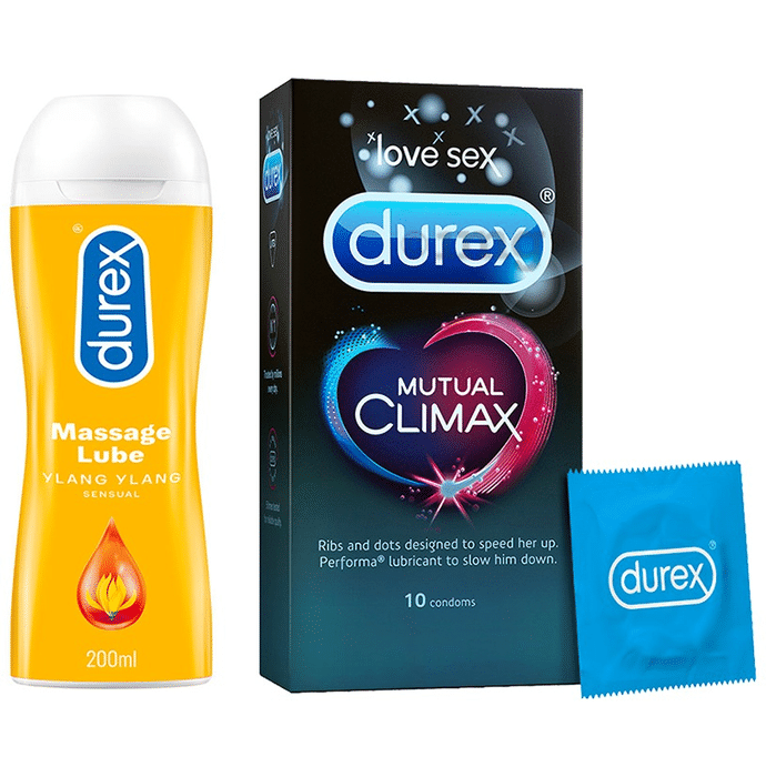 Durex Honeymoon Pack (Mutual Climax Condoms + Sensual Lube)