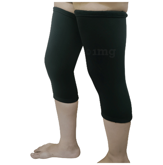 Sahyog Wellness Knee Cap Black Medium