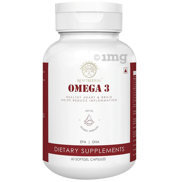 Newtreesun Omega 3 Fish Oil Double Strength Capsule Buy bottle of