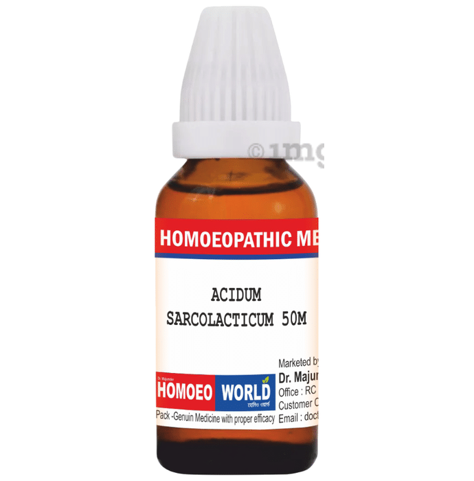 Dr. Majumder Homeo World Acidum Sarcolacticum Dilution (30ml Each) 50M