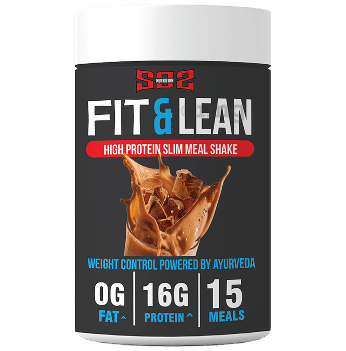 SOS Nutrition Fit & Lean High Protein Slim Meal Shake Double Rich Chocolate