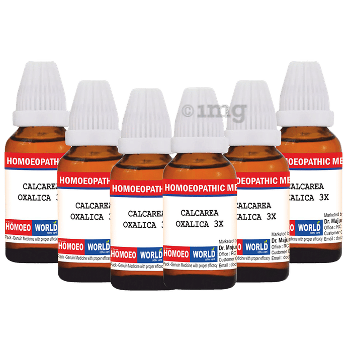 Dr. Majumder Homeo World Calcarea Oxalica Dilution (30ml Each) 3X