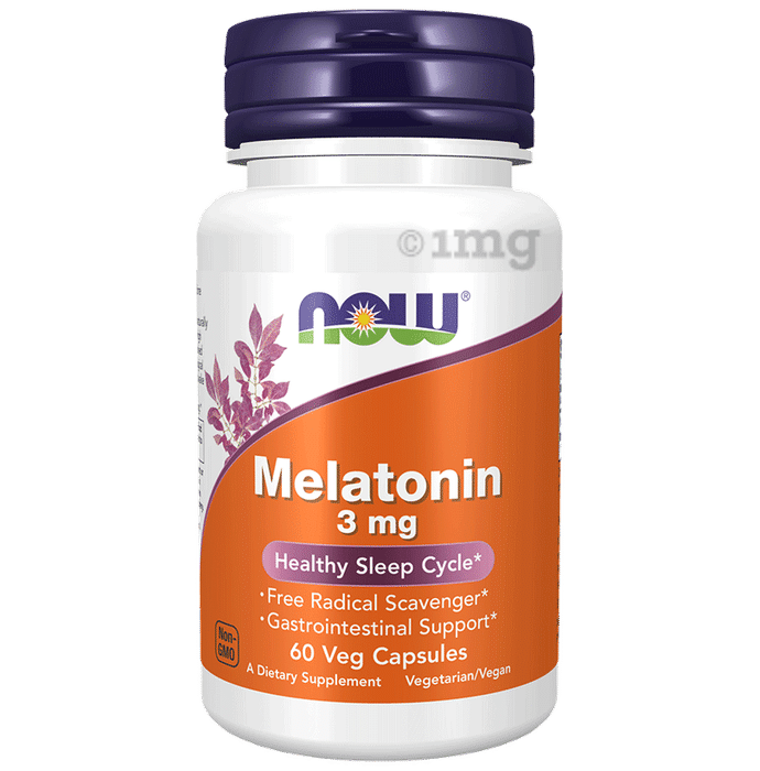 Now Foods Melatonin 3mg Capsule