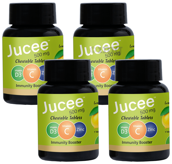 Jucee 500mg Chewable Tablet (60 Each) Delicious Lemon