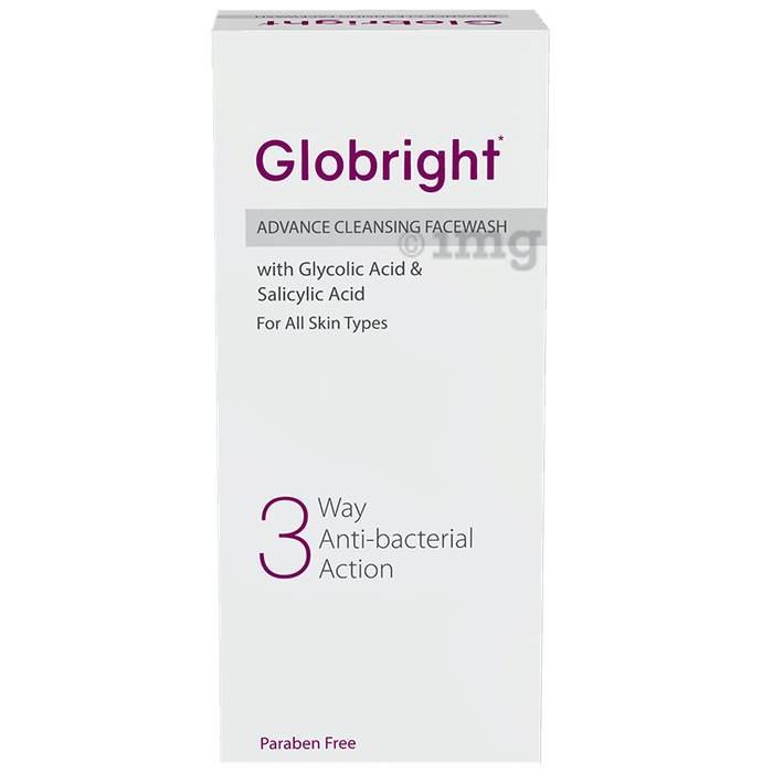 Globright 3 Way Anti-Bacterial Action Advance Cleansing Face Wash