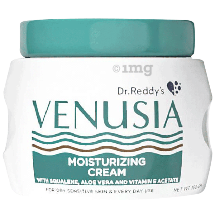 Venusia Moisturizing Cream with Aloe Vera & Vitamin E | For Dry & Sensitive Skin
