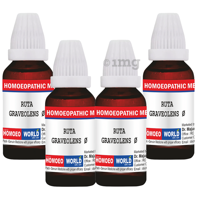 Dr. Majumder Homeo World Ruta Graveolens Mother Tincture (30ml Each) Q