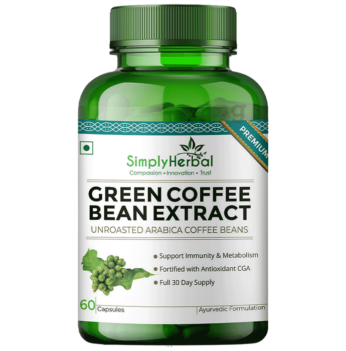 Simply Herbal Green Coffee Bean Extract 800mg Capsule