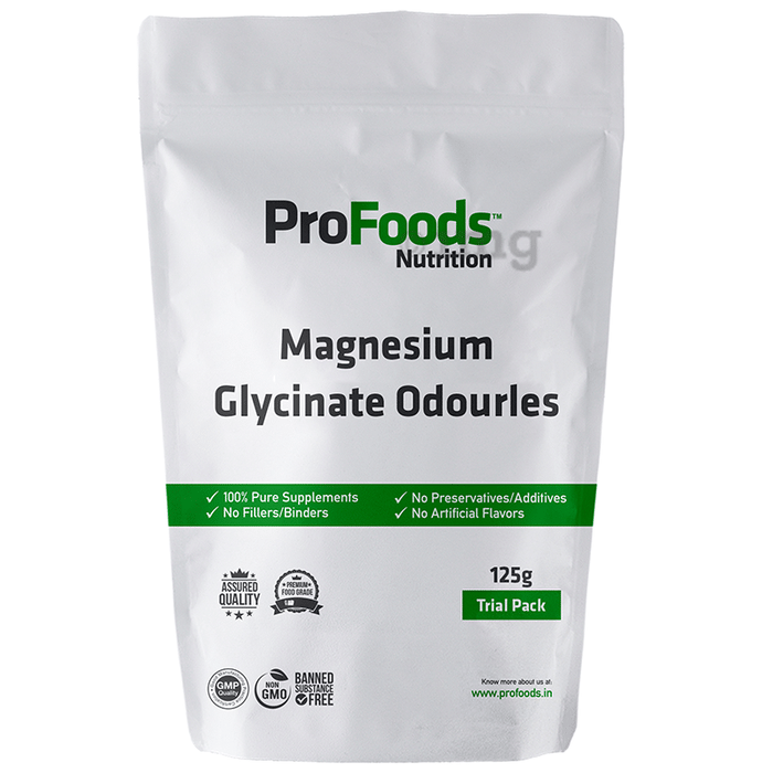 ProFoods Magnesium Glycinate Odourles for Overall Health Powder
