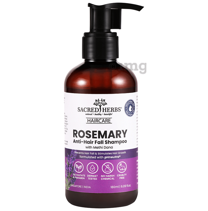 Sacred Herbs Rosemary Anti Hair Fall Shampoo with Rosemary & Methi Dana
