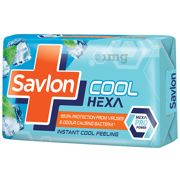 Savlon Cool Hexa Bathing Bar (125gm Each)
