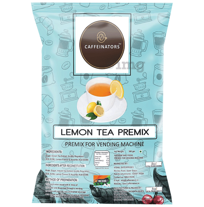 Caffeinators Lemon Tea Premix (500gm Each)
