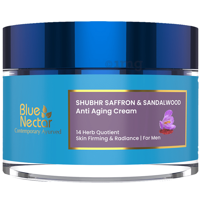 Blue Nectar Shubhr Saffron and Sandalwood Anti Aging Cream