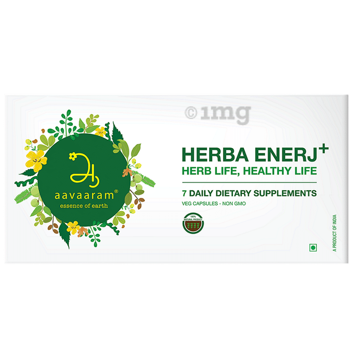 Aavaaram Herba Enerj+ Veg Capsule