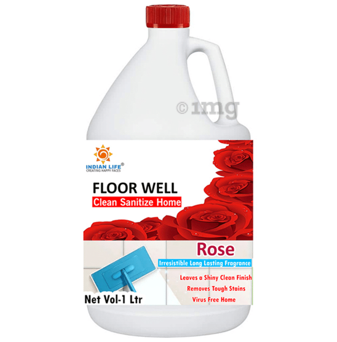 Indian Life Floor Well Surface Cleaner Rose
