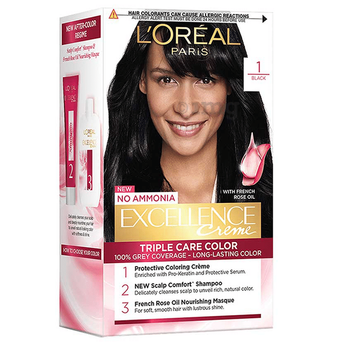 Loreal Excellence Creme Triple Care Color Black