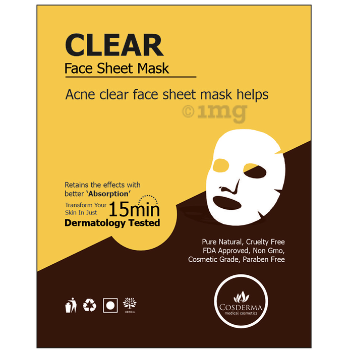 Cosderma Clear Face Sheet Mask