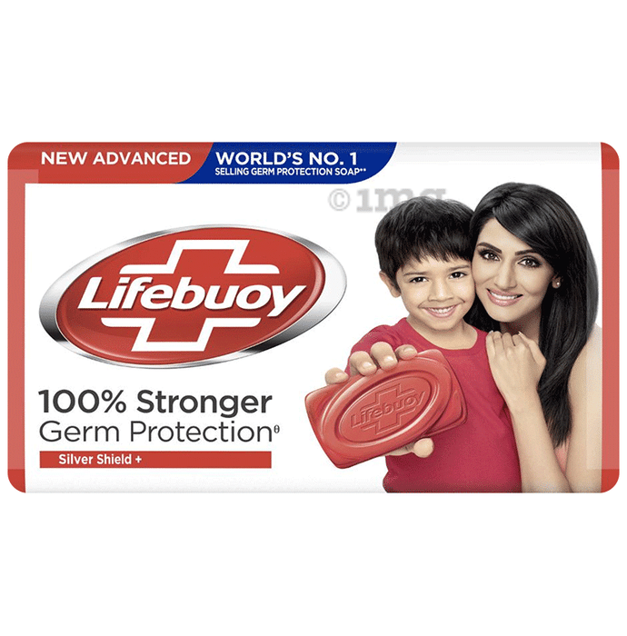 Lifebuoy 100% Stronger Germ Protection Silver Shield + Soap