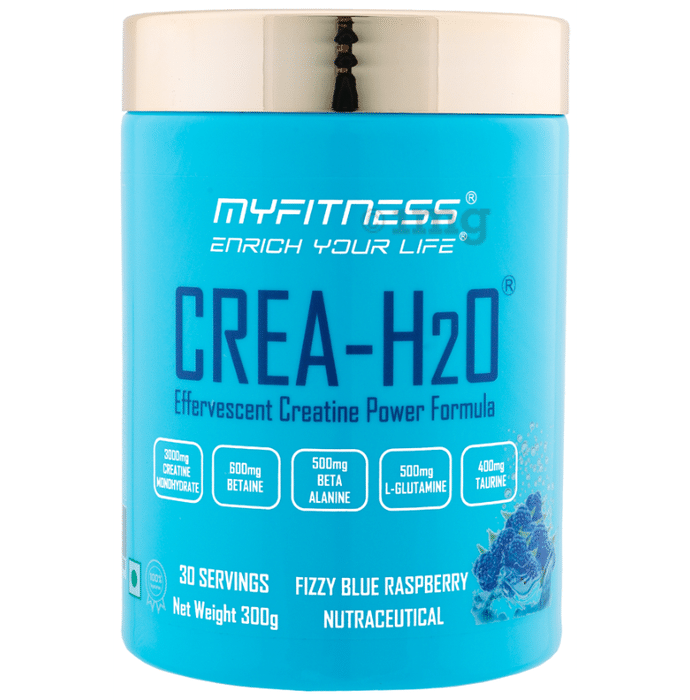 Myfitness Crea - H2O Powder Fizzy Blue Raspberry