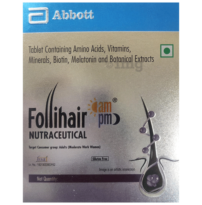 Follihair Follihair AM PM Tablet GlutenFree Mineral Blend