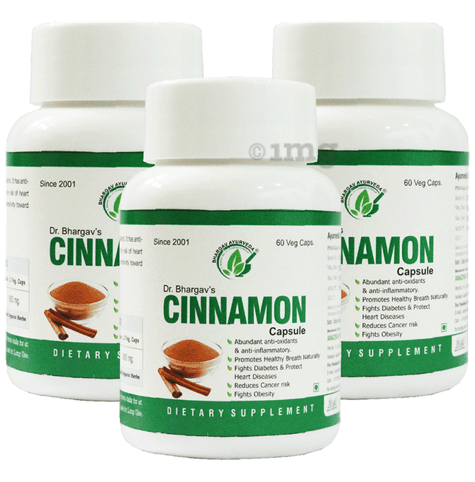 Dr.Bhargav’s Cinnamon Veg Capsule (60 Each)