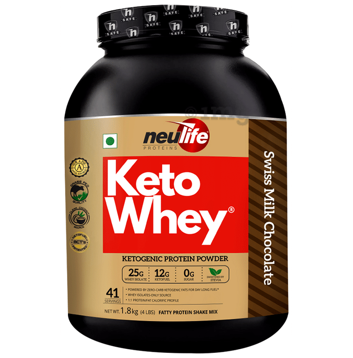 Neulife Keto Whey Ketogenic Protein Powder Swiss Milk Chocolate