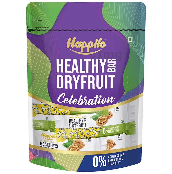 Happilo Premium Walnuts Healthy Dry Fruit Bar