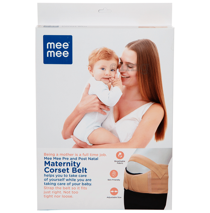 Mee Mee Pre and Post Natal Maternity Corset  Belt Beige XL