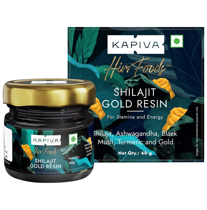 Kapiva Shilajit Gold Resin| Helps in boosting Stamina | Contains 24 Carat Gold | 100% Ayurvedic Resin