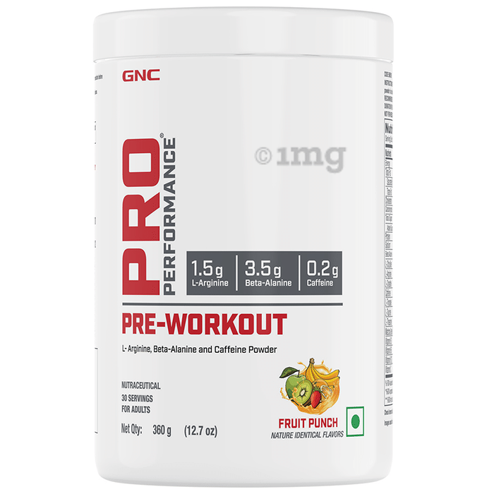 GNC Pro Performance Pre-Workout Powder Fruit Punch