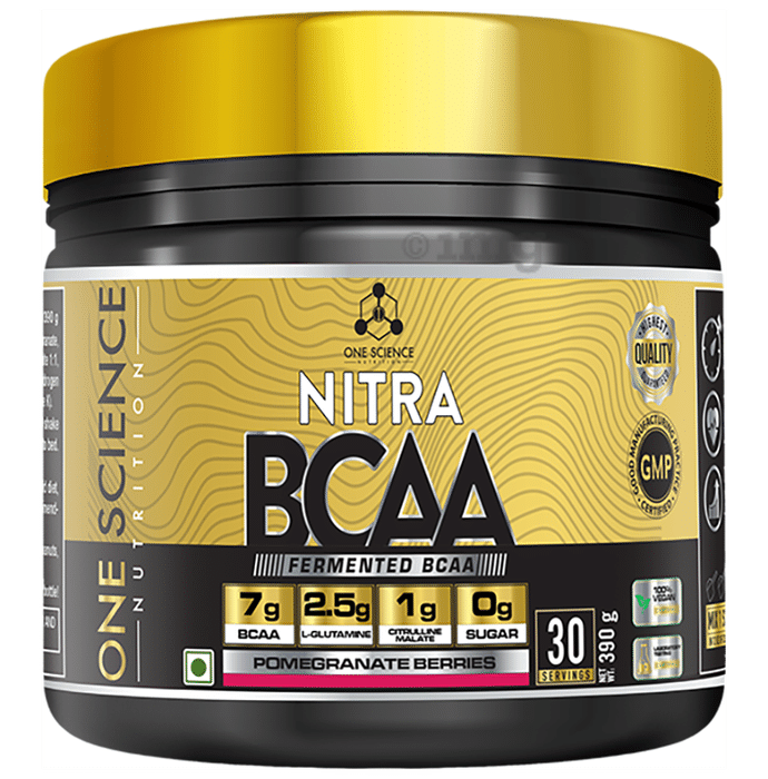 One Science Nutrition Nitra Fermented BCAA  Powder Pomegranate Berries