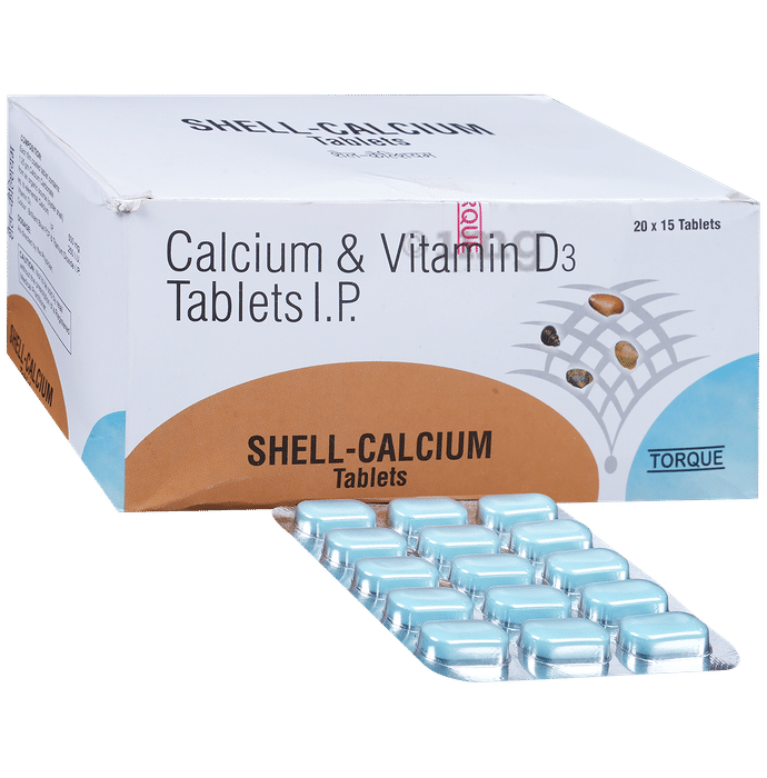 Shell Calcium D3 Tablet from Torque for Osteoporosis