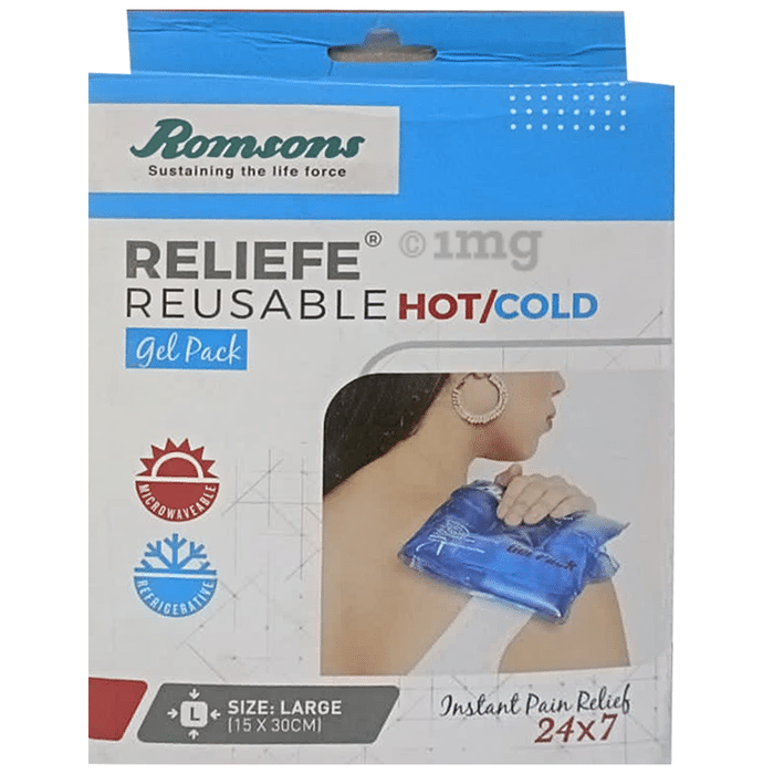 Romsons Reliefe Reusable Hot/Cold Gel pack Large