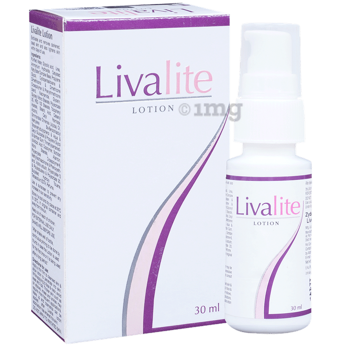 Livalite Lotion | Exfoliates & Removes Dead Skin | Lightens Skin Tone