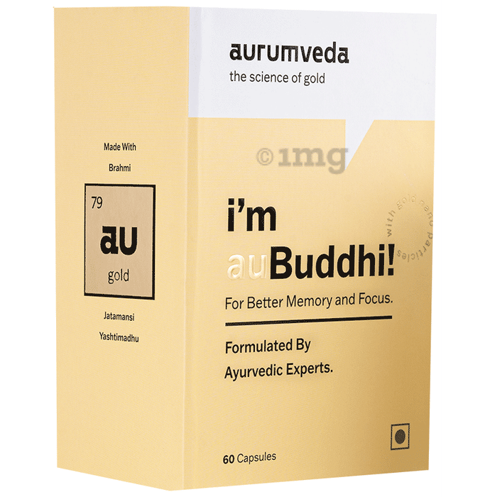Aurumveda auBuddhi Capsule for Better Memory and Focus