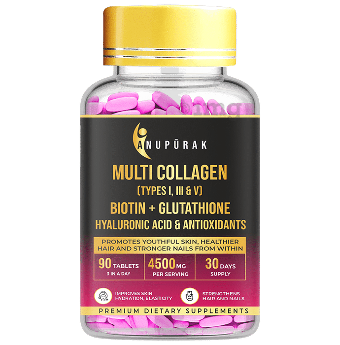 Anupurak Multi Collagen (Type I, III & V) Tablet (90 Each)