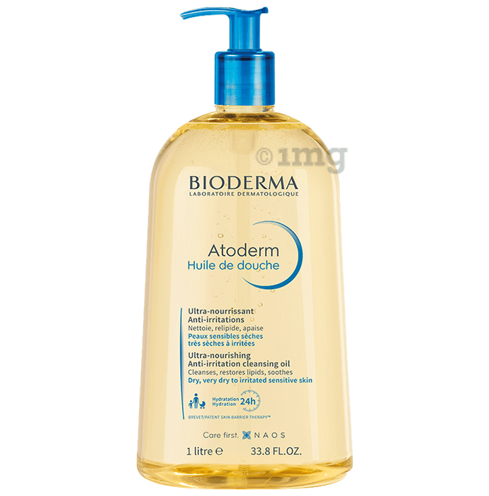 Bioderma Atoderm Huile De Douche Ultra-Nourishing Anti-Irritation Cleansing Oil Dry, Very Dry to Irritated Sensitive Skin