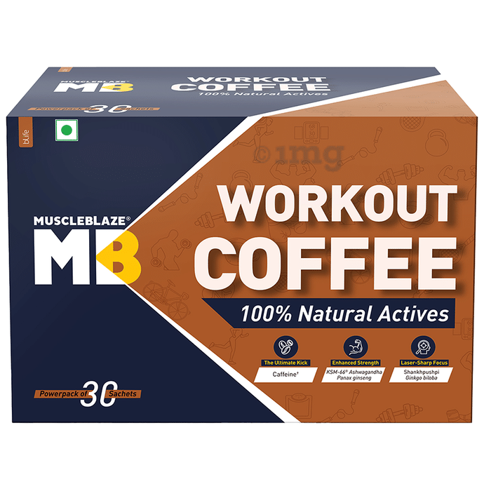 MuscleBlaze MB Workout Coffee Sachet (3.3gm Each)