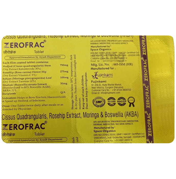 Zerofrac Tablet