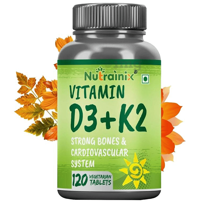 Nutrainix Vitamin D3+K2 Vegetarian Tablet