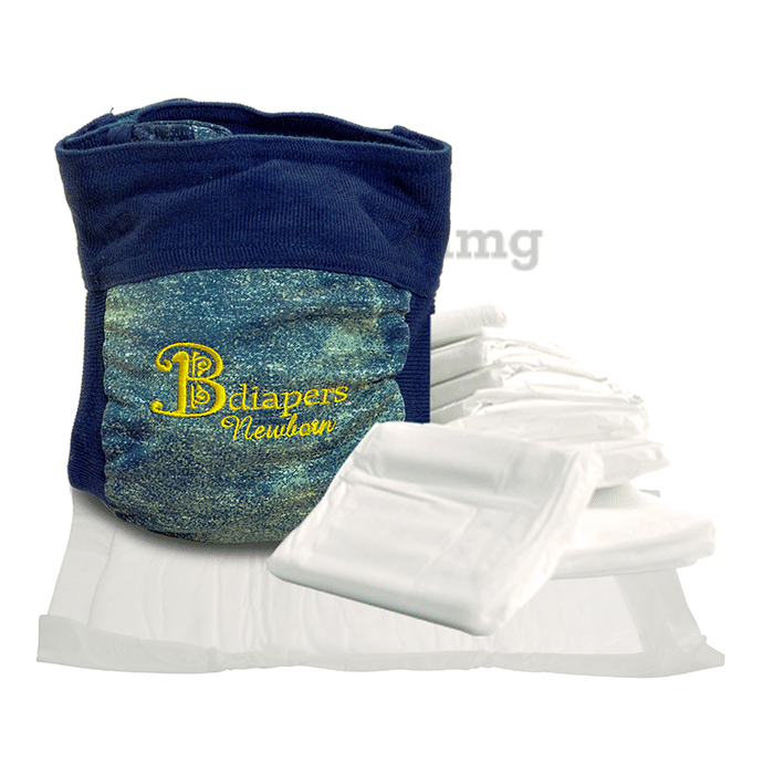Bdiapers Disposable Inserts with Washable Cover NB