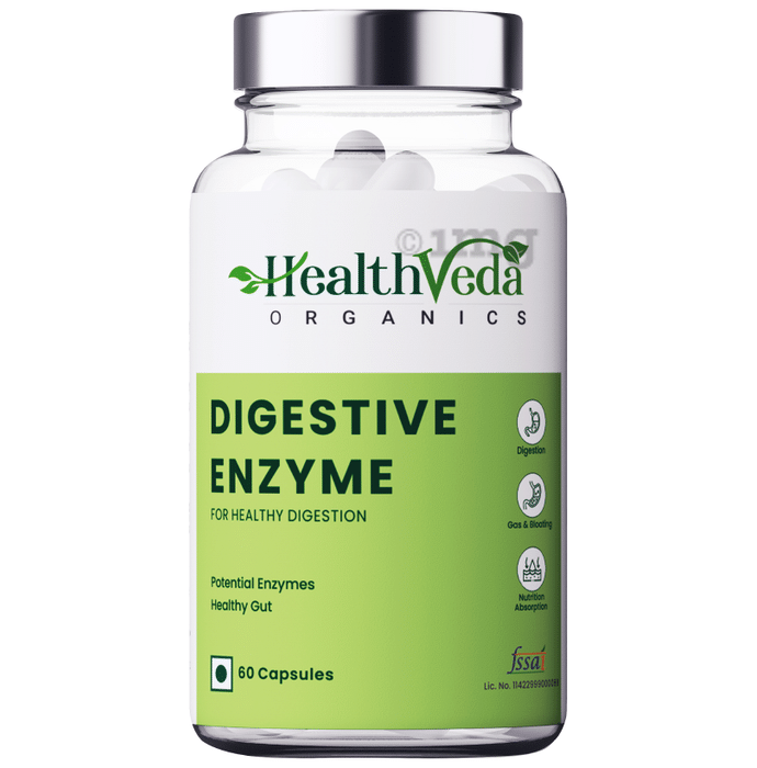 Health Veda Organics Digestive Enzyme Veg Capsule