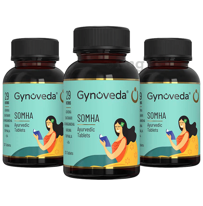 Gynoveda Somha Ayurvedic Tablet (120 Each)