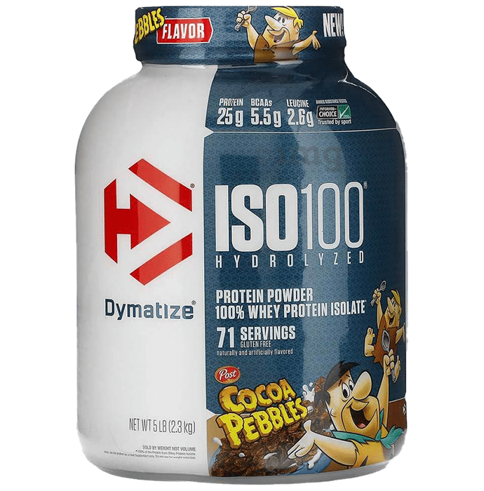 Dymatize Nutrition ISO 100 Hydrolyzed 100% Whey Protein Isloate Powder Cocoa Pebbles