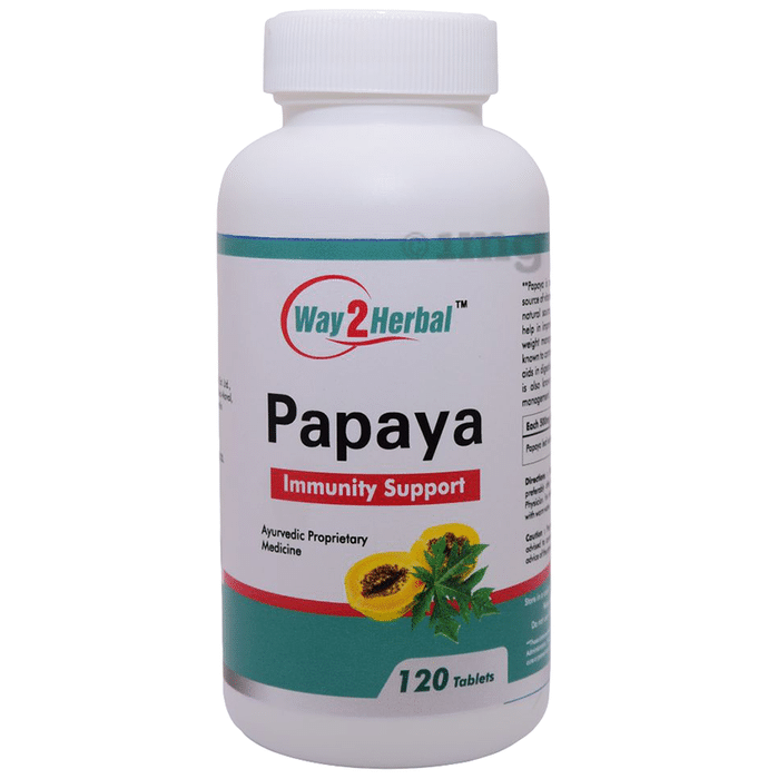 Way2Herbal Papaya Immunity Support Tablet