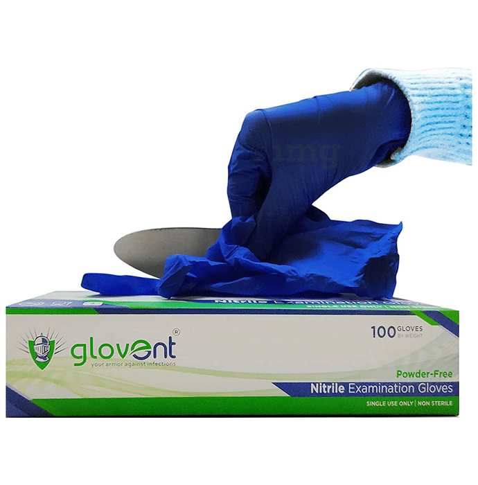 Glovent Nitrile Examination Gloves Powder Free Medium