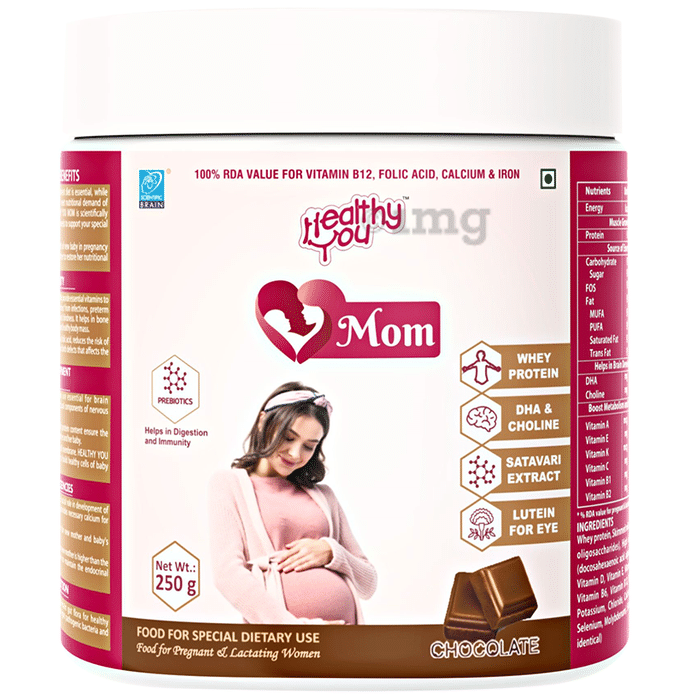 Healthy You Mom Nutritional  Protein  Powder Chocolate