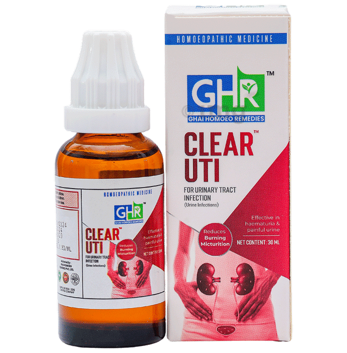 Ghai Homoeo Remedies Clear UTI Drops