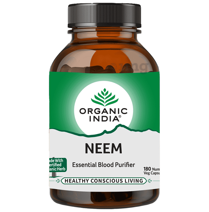 Organic India Neem Veg Capsule | Acts as Blood Purifier